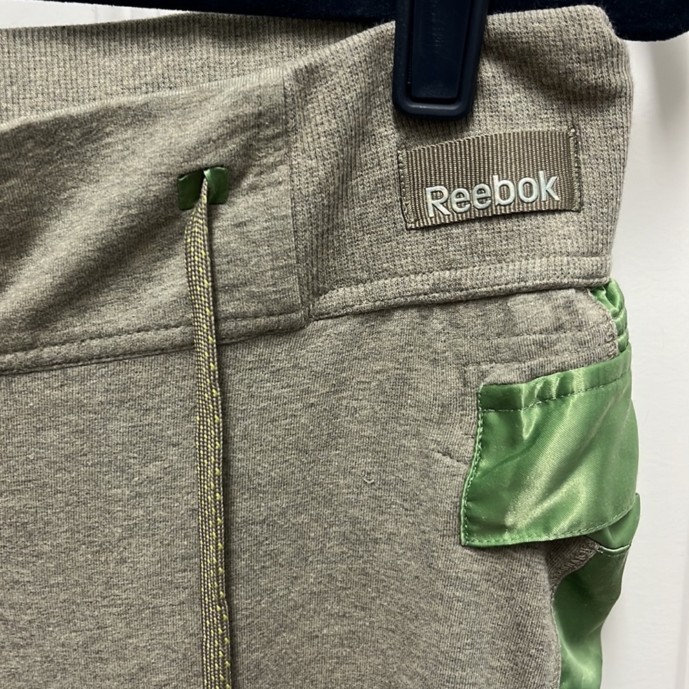 Reebok Sage Wide Leg Satin Striped Front‎ Zip Sweats - Picture 2 of 7